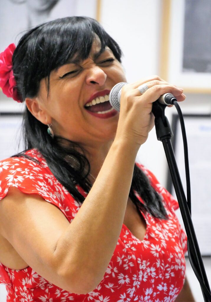 Eloísa Cabrero el 7 de septiembre de 2018 en el centro cultural Eduardo Chillida en Moratalaz