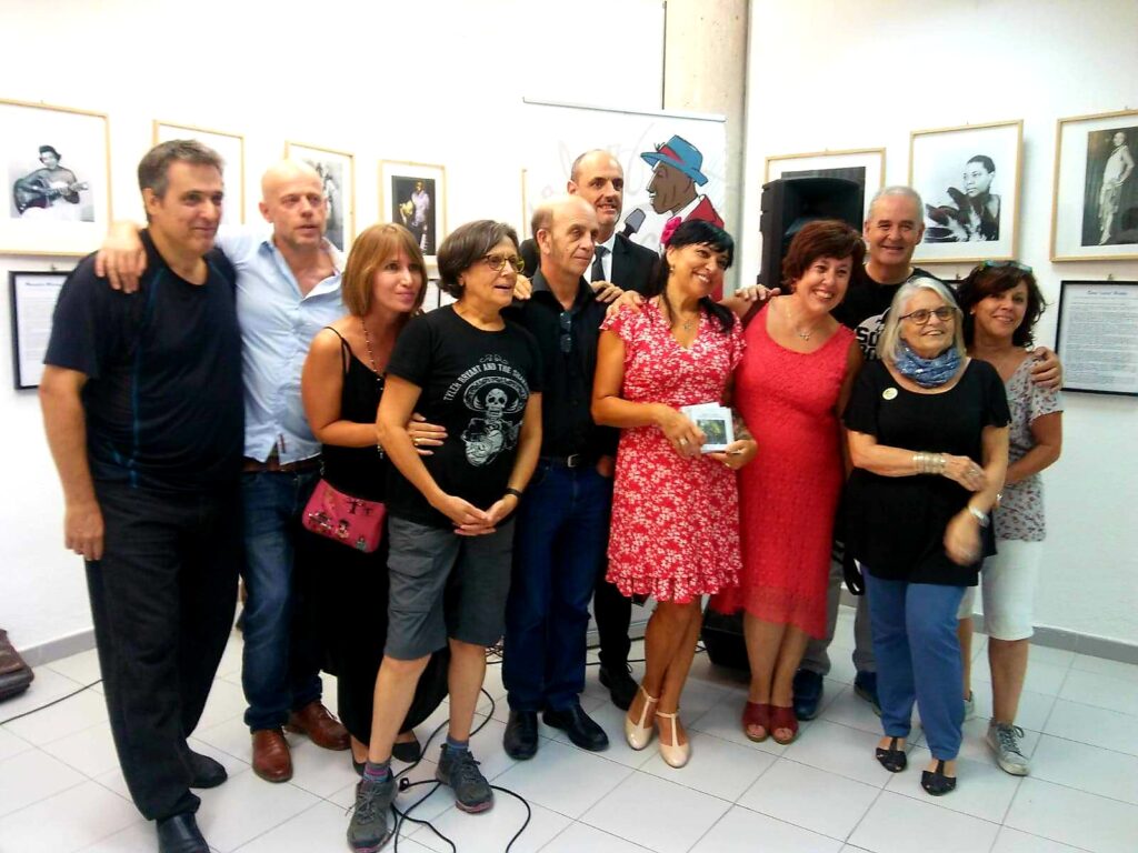 Presentación de la exposición Damas del Blues, el 7 de septiembre de 2018 en el centro cultural Eduardo Chillida en Moratalaz